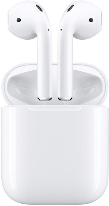 Беспроводные наушники Apple AirPods 2 с зарядным футляром белый (White) TB1020