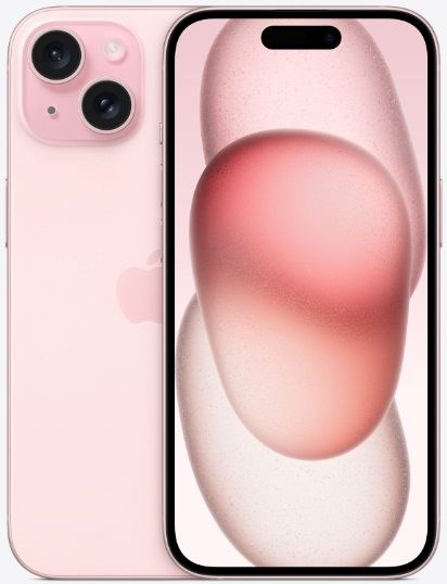 Смартфон Apple iPhone 15 Plus 128 GB Dual SIM (nano SIM + eSIM) розовый (Pink) TB1582