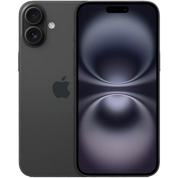Смартфон Apple iPhone 16 128 GB Dual SIM (nano SIM + eSIM) чёрный (Black) TB1645