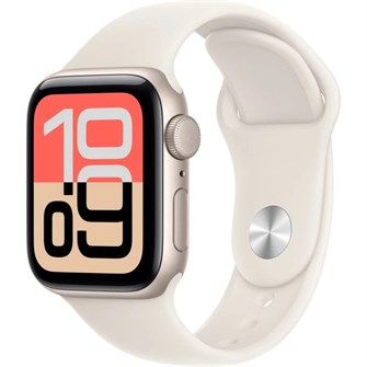Смарт-часы Apple Watch SE 3 40 мм Starlight Aluminum Case with Starlight Sport Band (M/L) TB1410