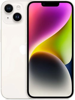 Смартфон Apple iPhone 14 128 GB Dual SIM (nano SIM + eSIM) сияющая звезда (Starlight) TB1466