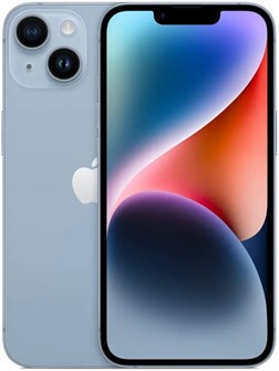 Смартфон Apple iPhone 14 512 GB Dual SIM (nano SIM + eSIM) синий (Blue) TB1484