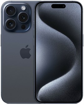Смартфон Apple iPhone 15 Pro 256 GB Dual SIM (nano SIM + eSIM) синий титан (Blue Titanium) TB1612