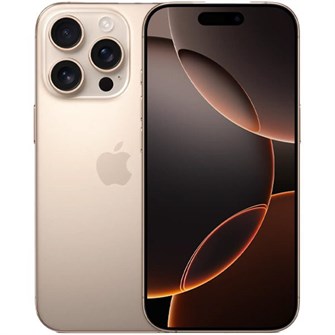 Смартфон Apple iPhone 16 Pro 128 GB Dual SIM (nano SIM + eSIM) пустынный титан (Desert Titanium) TB1702
