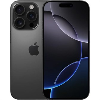 Смартфон Apple iPhone 16 Pro 256 GB Dual SIM (nano SIM + eSIM) чёрный титан (Black Titanium) TB1712