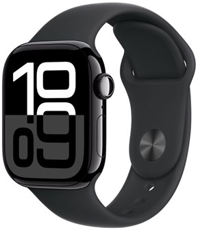 Умные часы Apple Watch Series 10 42 мм S/M 130–200 мм Aluminium Case GPS Jet Black TB1972