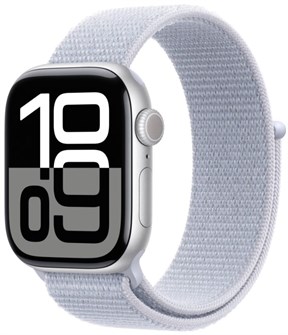 Умные часы Apple Watch Series 10 46 мм Aluminium Case GPS Sport Loop Silver TB1975