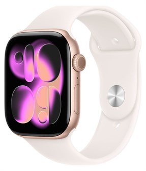 Умные часы Apple Watch Series 11 42 мм S/M 130-200 мм Rose Gold Aluminum Case Light Blush Sport Band TB1985
