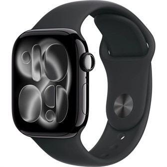 Умные часы Apple Watch Series 11 46 мм M/L 140-245 мм Jet Black Aluminium Case Black Sport Band TB1988
