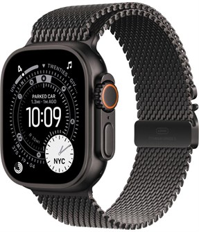 Часы Apple Watch Ultra 3 49 мм Black Titanium Milanese Loop Black M TB2011