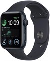 Смарт-часы Apple Watch SE (2022) GPS 40 мм S/M (130-180 мм) "тёмная ночь" (Midnight) TB1401