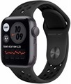 Смарт-часы Apple Watch SE (2022) GPS 44 мм Nike Band S/M (130-180 мм) "тёмная ночь" (Midnight) TB1402