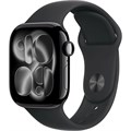 Умные часы Apple Watch Series 11 46 мм M/L 140-245 мм Jet Black Aluminium Case Black Sport Band TB1988