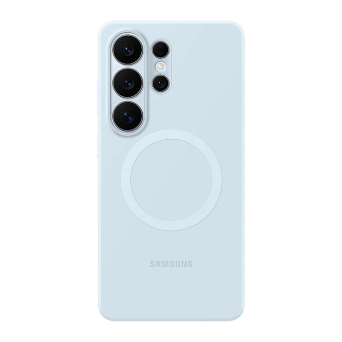 Чехол Samsung Silicone Magnet Case для Galaxy S26 Ultra голубой (Light Blue)