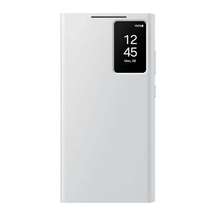 Чехол Samsung Smart View Wallet Case для Galaxy S24 Ultra белый (White)