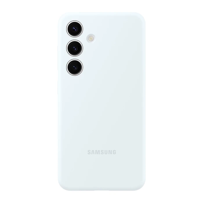 Чехол Samsung Silicone Case для Galaxy S24 белый (White)