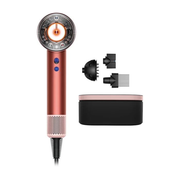 Фен Dyson Supersonic Nural HD16 бронзовый/розовый (Strawberry Bronze/Blush Pink) + кейс