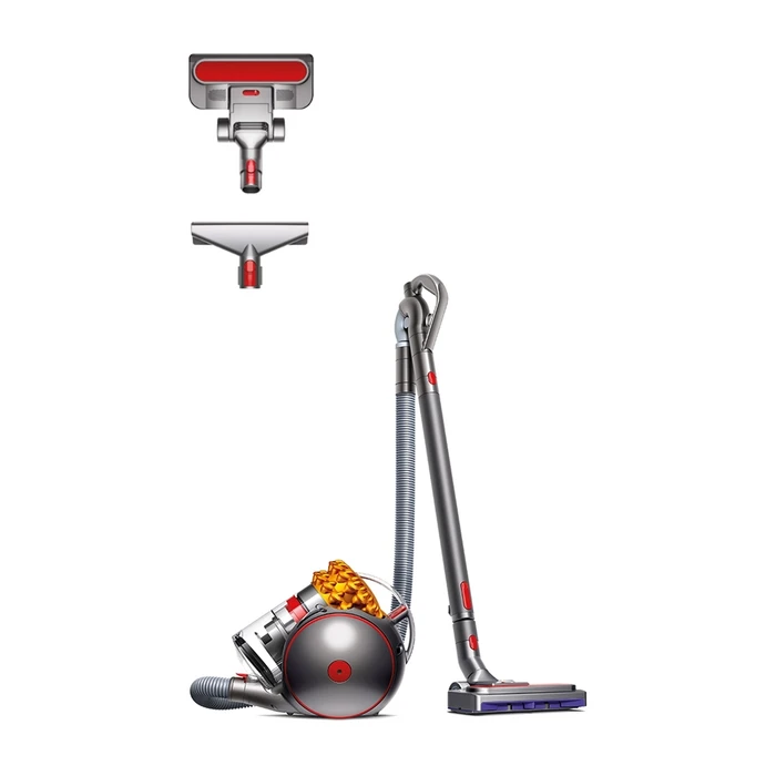 Пылесос Dyson Cinetic Big Ball Multifloor 2 (CY26) серебристый/жёлтый (Silver/Yellow)