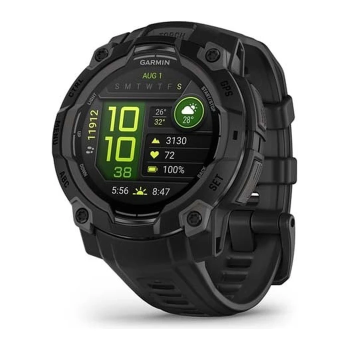 Умные часы Garmin Instinct 3 45 мм AMOLED чёрный (Black)