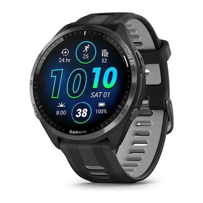 Умные часы Garmin Forerunner 965 чёрный-серый