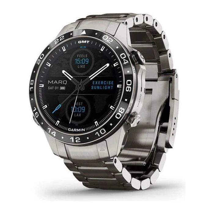 Умные часы Garmin MARQ Aviator (Gen 2) серебристый