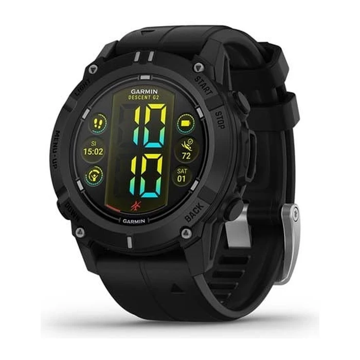 Умные часы Garmin Descent G2 Black with Black Band