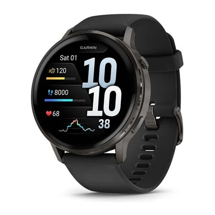Умные часы Garmin Venu 4 45 мм Slate/Black