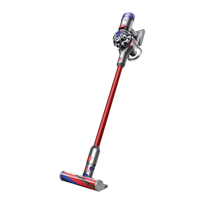 Пылесос Dyson V8 Slim Fluffy никель/красный (Nickel/Red)