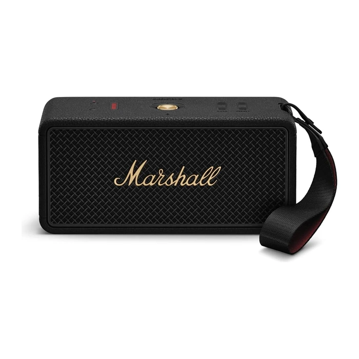 Портативная акустика Marshall Middleton II чёрный/латунь (Black and Brass)