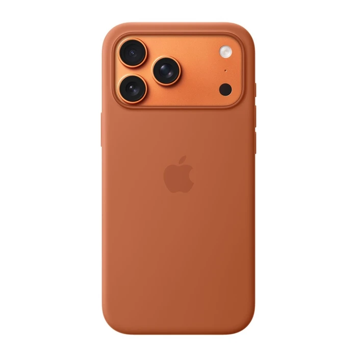 Чехол Apple iPhone 17 Pro Max Silicone Case with MagSafe (MGFQ4) терракотовый (Terra Cotta)