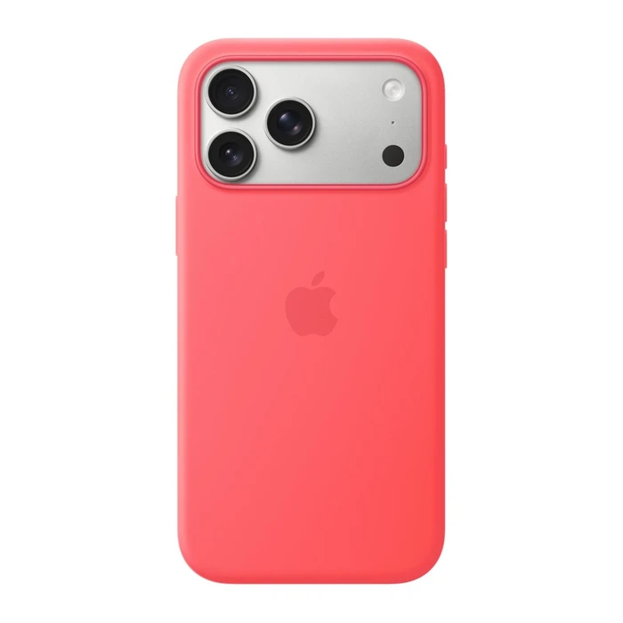 Чехол Apple iPhone 17 Pro Max Silicone Case with MagSafe (MHW64) ярко-гуавовый (Bright Guava)