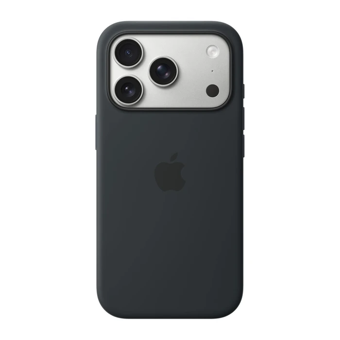 Чехол Apple iPhone 17 Pro Silicone Case with MagSafe (MGFK4) чёрный (Black)