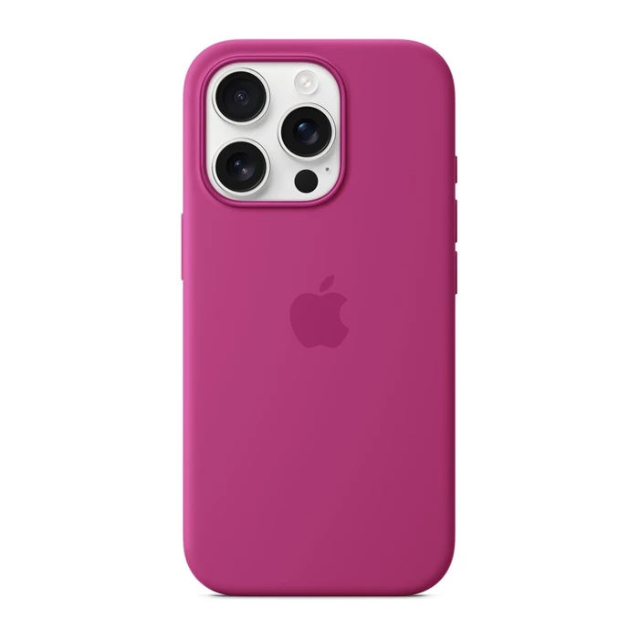 Чехол Apple iPhone 16 Pro Silicone Case with MagSafe (MYYN3) фуксия (Fuchsia)
