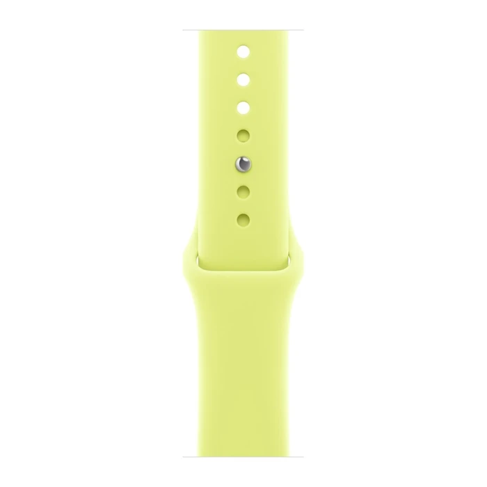Ремешок Apple Watch Sport Band 46 мм S/M (MFGV4) неоновый жёлтый (Neon Yellow)