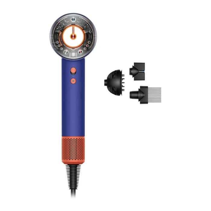 Фен Dyson Supersonic Nural HD16 синий/оранжевый (Vinca Blue/Topaz Orange)