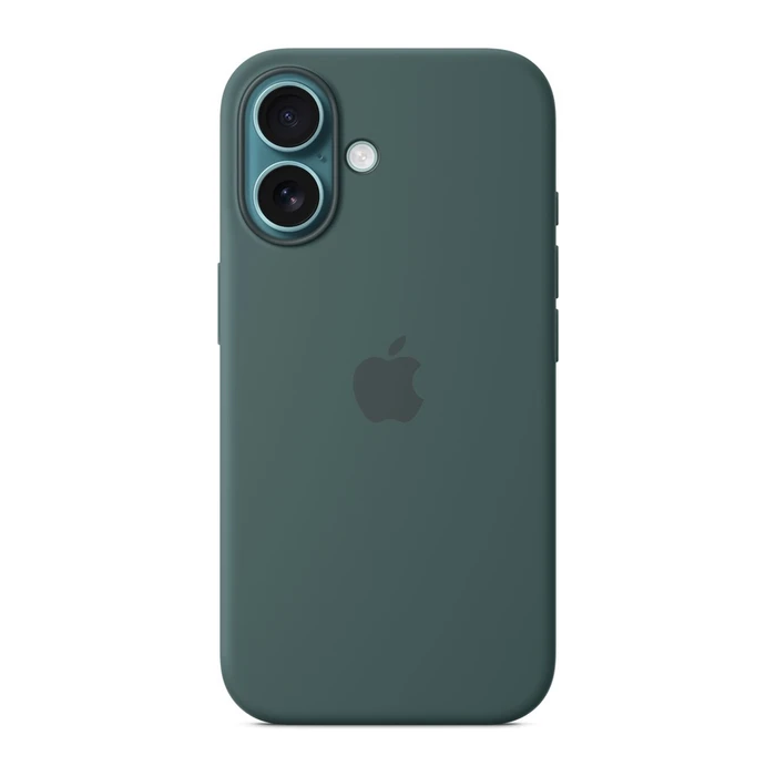 Чехол Apple iPhone 16 Silicone Case with MagSafe (MYY83) озёрно-зелёный (Lake Green)