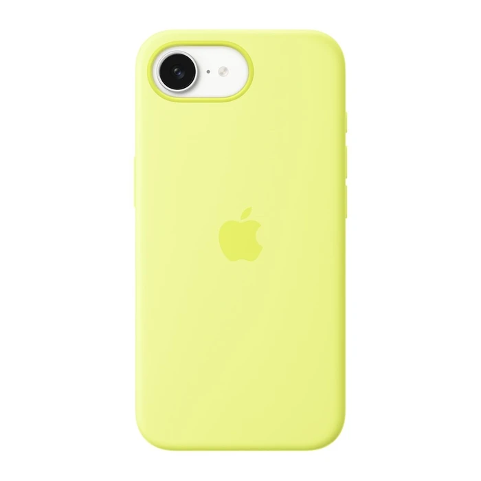 Чехол Apple iPhone 16e Silicone Case (MGYW4) неоновый жёлтый (Neon Yellow)