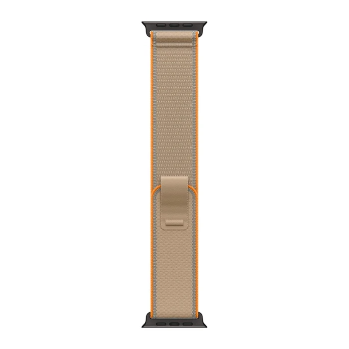 Ремешок Apple Watch Trail Loop 49 мм M/L (MKAJ4) песочный (Sand), чёрная фурнитура