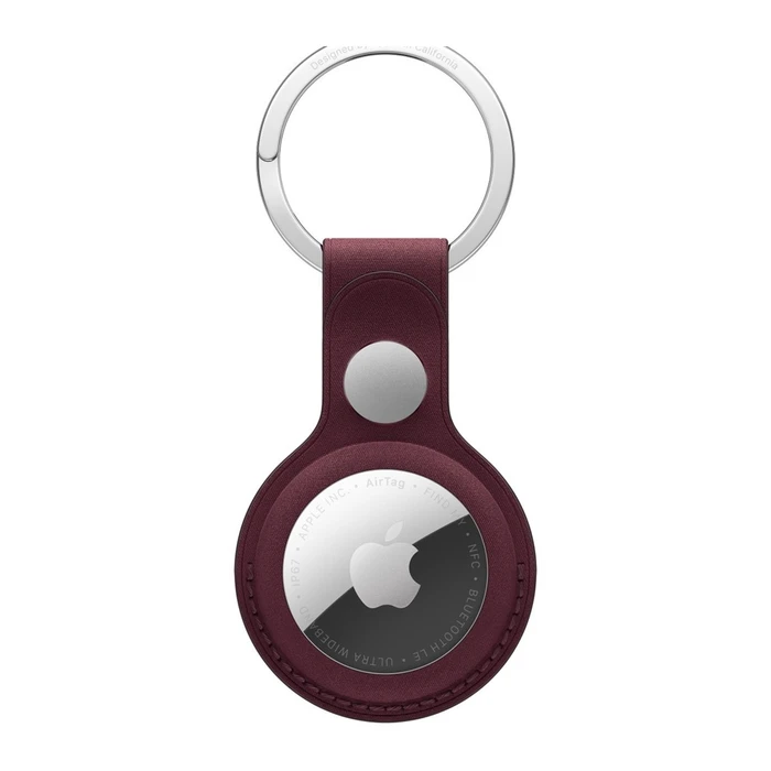 Брелок Apple FineWoven Key Ring для AirTag (MKG04) бордовый (Burgundy)