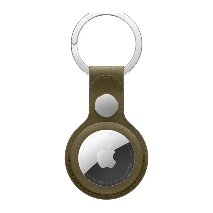 Брелок Apple FineWoven Key Ring для AirTag (MKG24) тёмно-оливковый (Dark Olive)