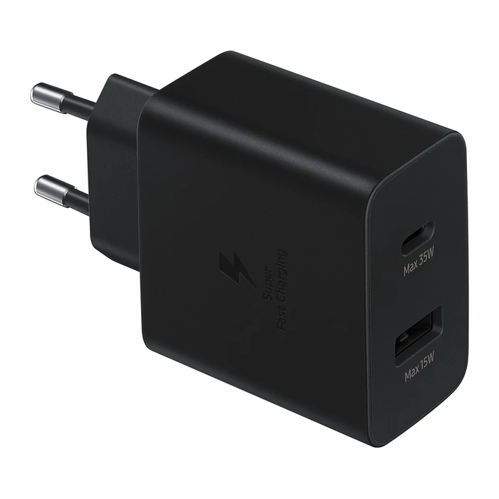 Сетевое зарядное устройство Samsung EP-TA220 35W Duo чёрный (Black)