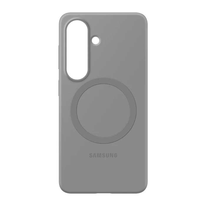 Чехол Samsung Silicone Magnet Case для Galaxy S26 серый (Gray)