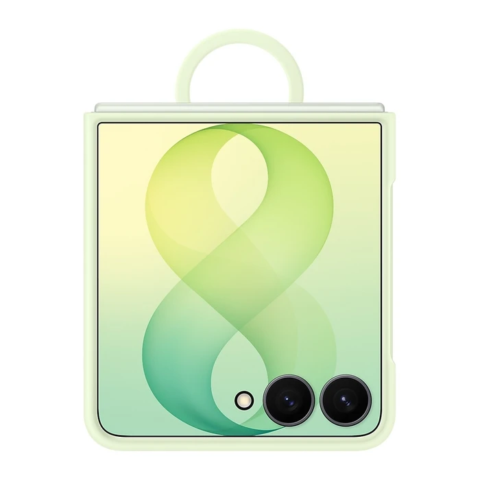 Чехол Samsung Silicone Ring Magnet Case для Galaxy Z Flip 8 мятный (Mint)