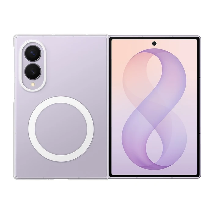 Чехол Samsung Clear Magnet Case для Galaxy Z Fold 8 прозрачный (Clear)