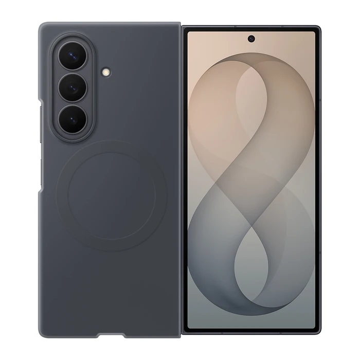 Чехол Samsung Silicone Magnet Case для Galaxy Z Fold 8 Ultra графитовый (Graphite)