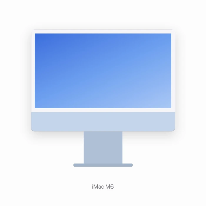 Моноблок Apple iMac 24 M6 16/512 GB синий (Blue)