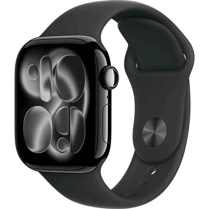 Умные часы Apple Watch Series 11 42 мм, корпус алюминий глубокий чёрный (Jet Black), ремешок Sport Band чёрный (Black) M/L