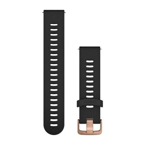 Ремешок Garmin Quick Release 20 мм Black with Rose Gold Hardware