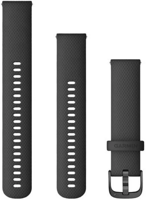 Ремешок Garmin Quick Release 20 мм Black with Slate Hardware