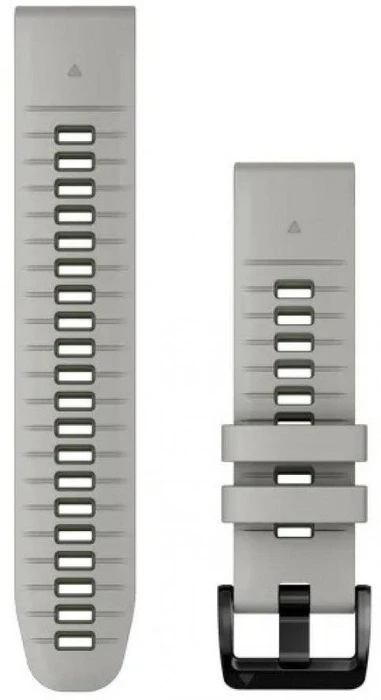 Ремешок Garmin QuickFit 22 мм Fog Gray/Moss Silicone
